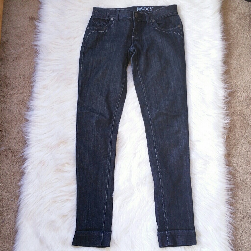 Roxy Dark Wash Gold Coast Slim Fit Jeans Size 3